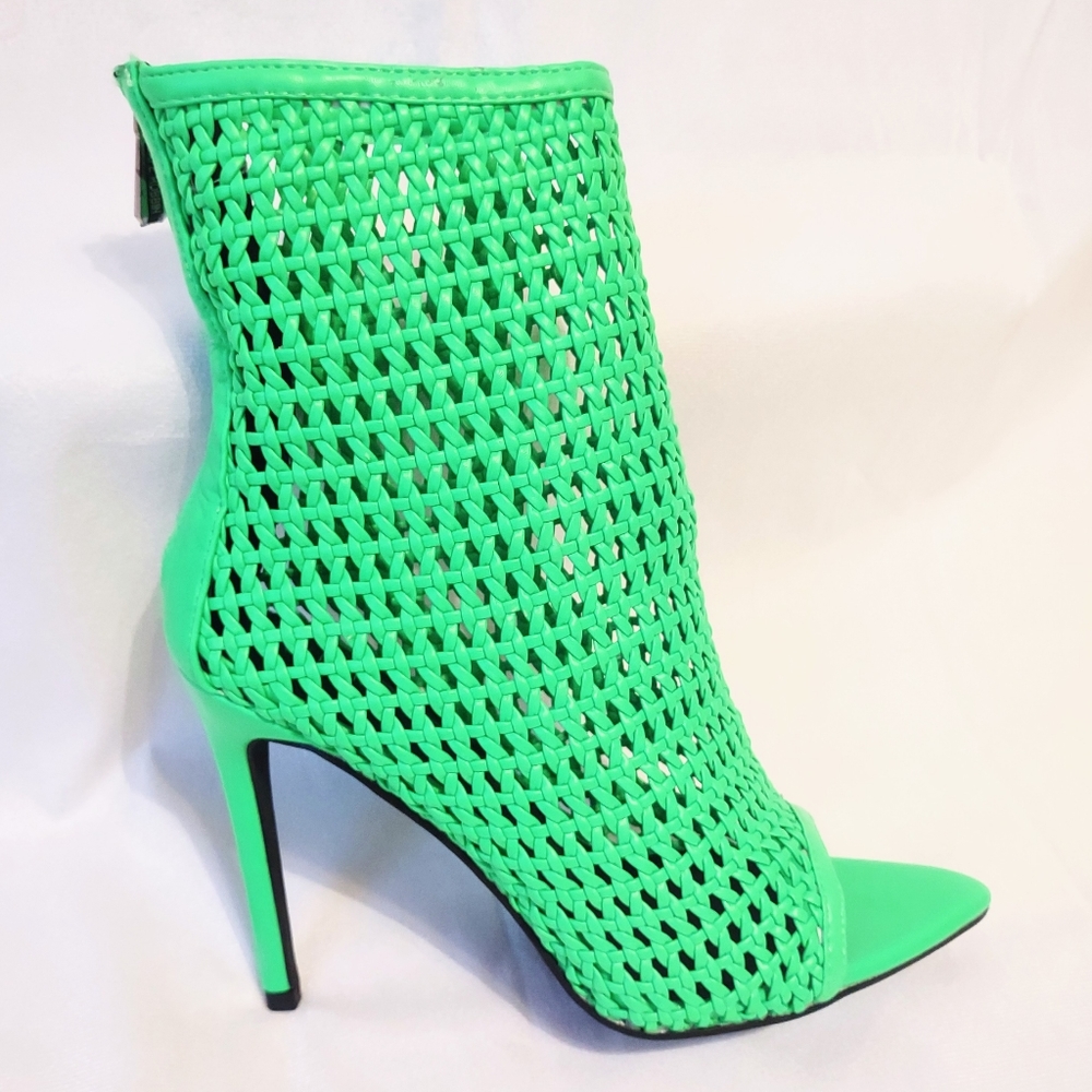 Woven 💚Green 🍏 Stiletto